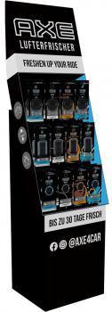 AXE Air Fresher Bodendisplay Mix-Display 88tlg. (48x3D Hang.+16xVentAir+24xMini